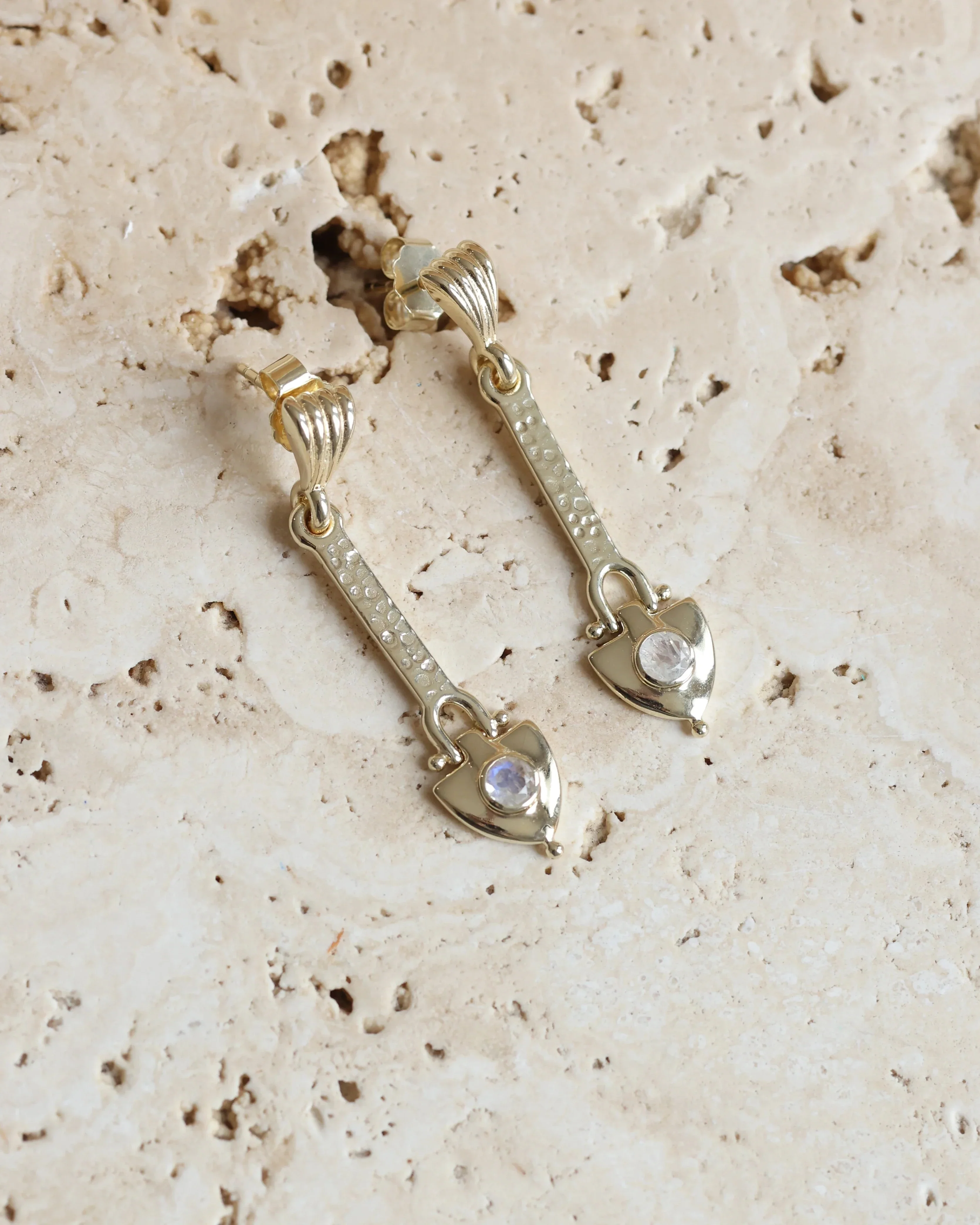 Anchor Of My Heart Studs / Gold - Image 5