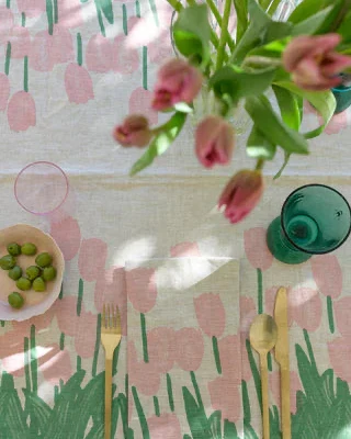 Aqua Door Tablecloth - Image 16