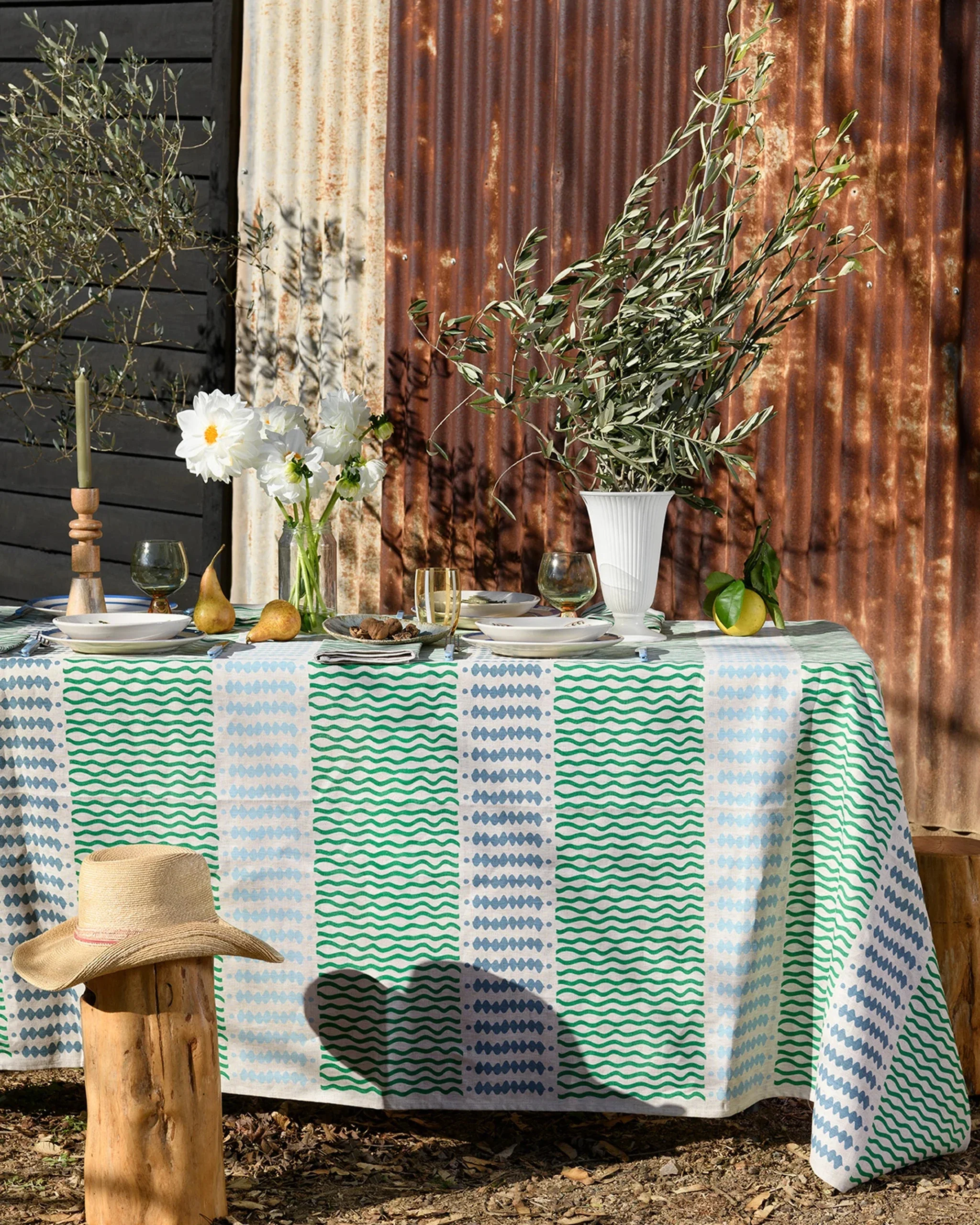 Aqua Door Tablecloth - Image 29