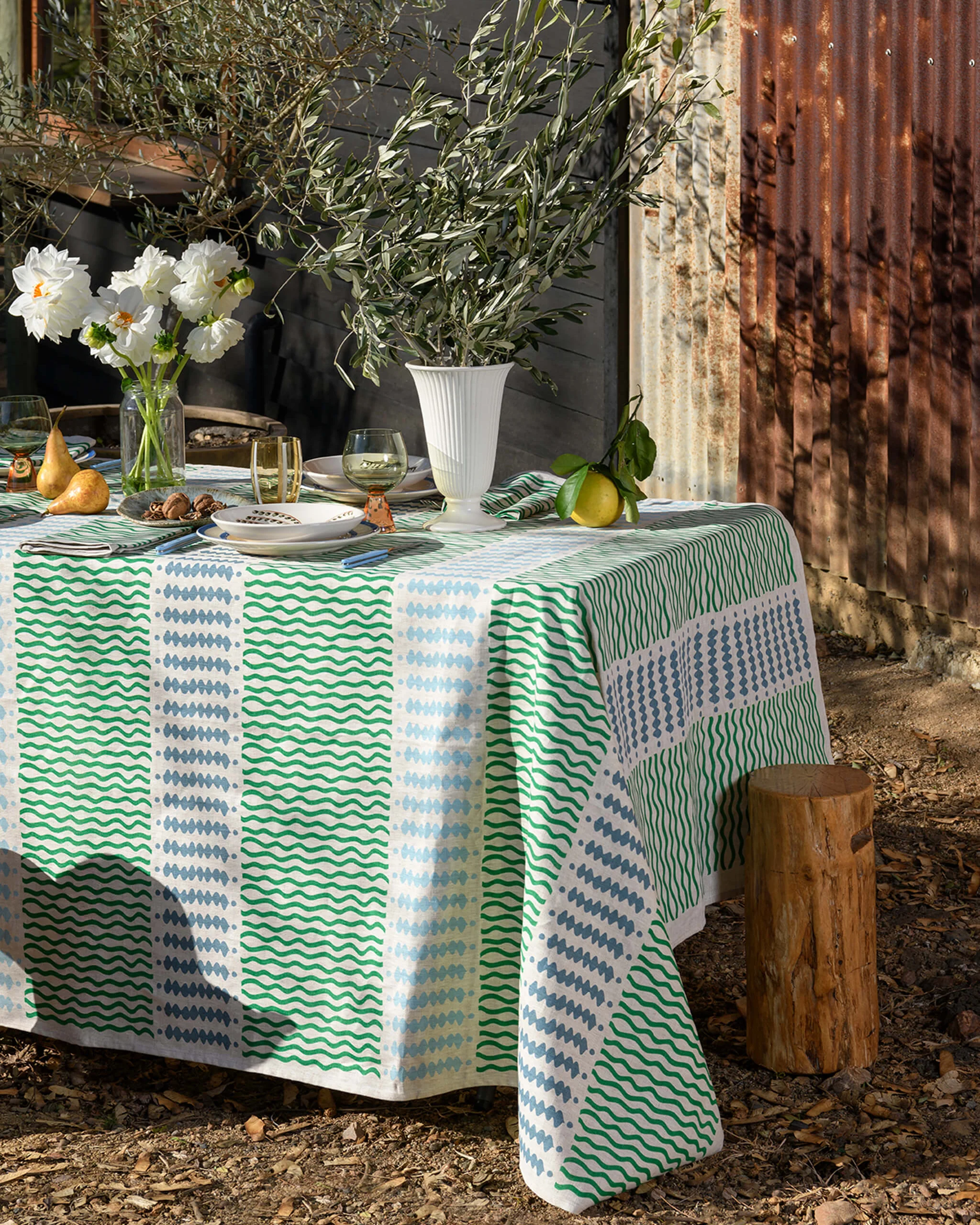 Aqua Door Tablecloth - Image 30