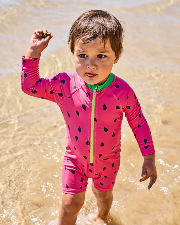 Kip & Co Baby Long Sleeve Zip Bathers - Image 3