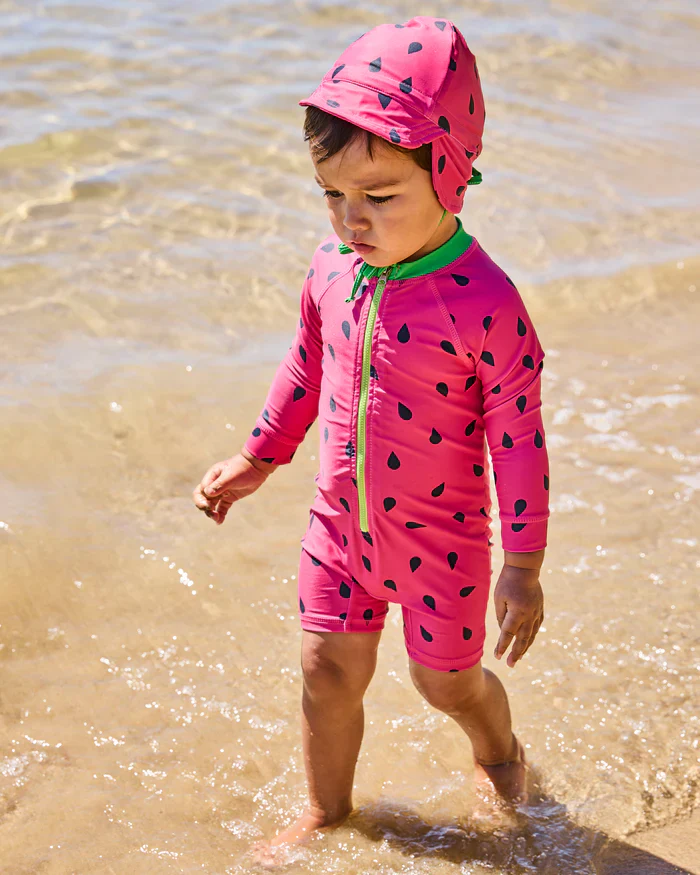 Kip & Co Baby Long Sleeve Zip Bathers - Image 4