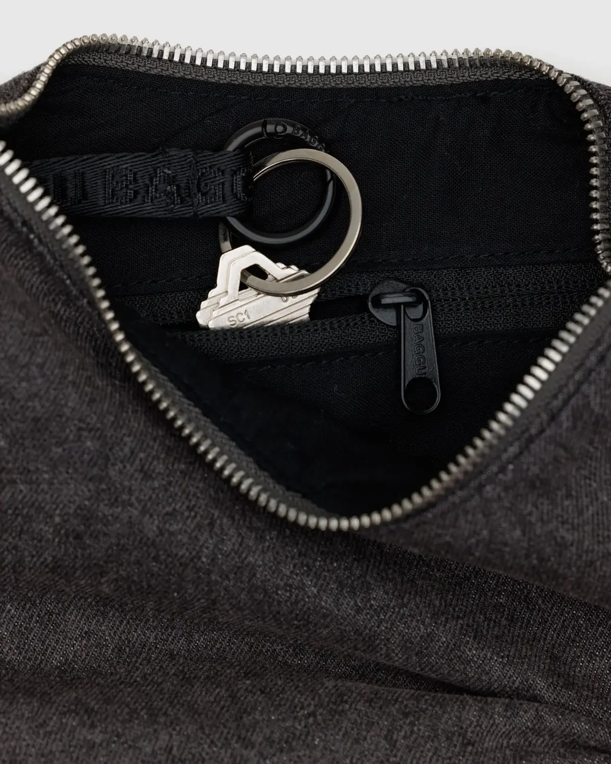 Baggu Denim Crescent Bag - Image 3