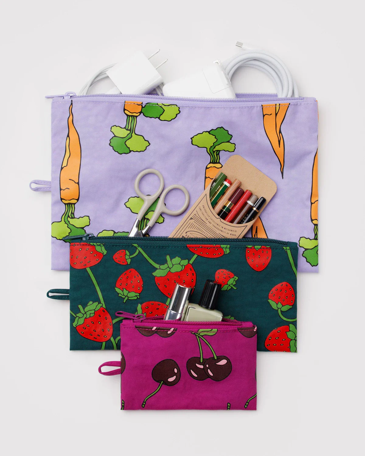 Baggu Flat Pouch Set - Image 4