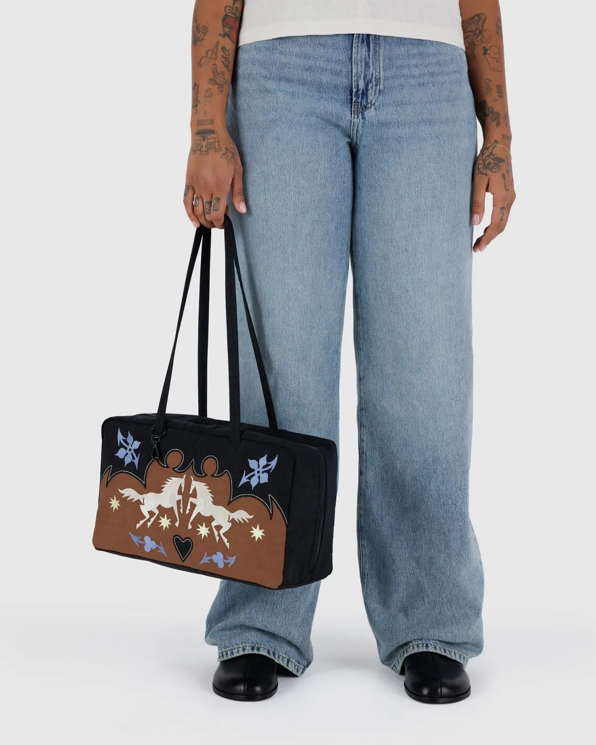 Baggu Medium Nylon Bowler Bag - Image 26