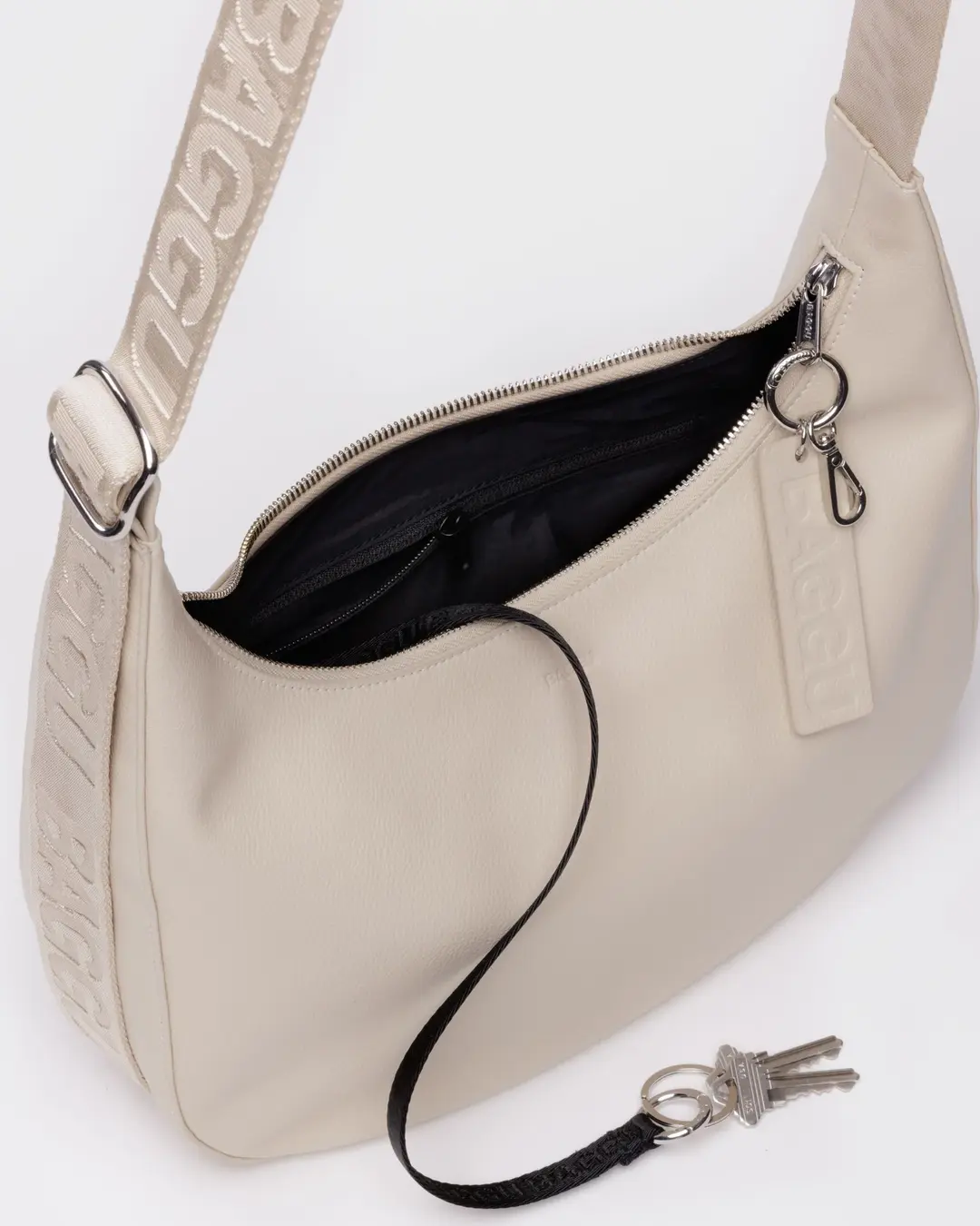 Baggu Recycled Leather Bag / Stone - Image 3