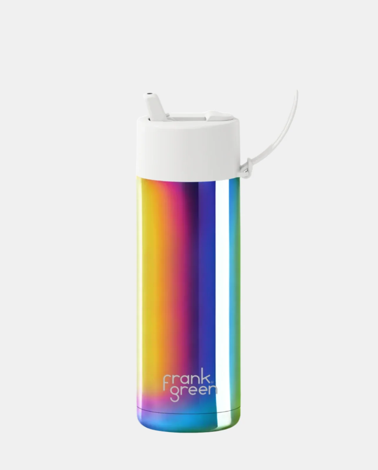 Frank Green Ceramic Reusable Bottle / Chrome Edition / 20Oz W Straw - Image 3