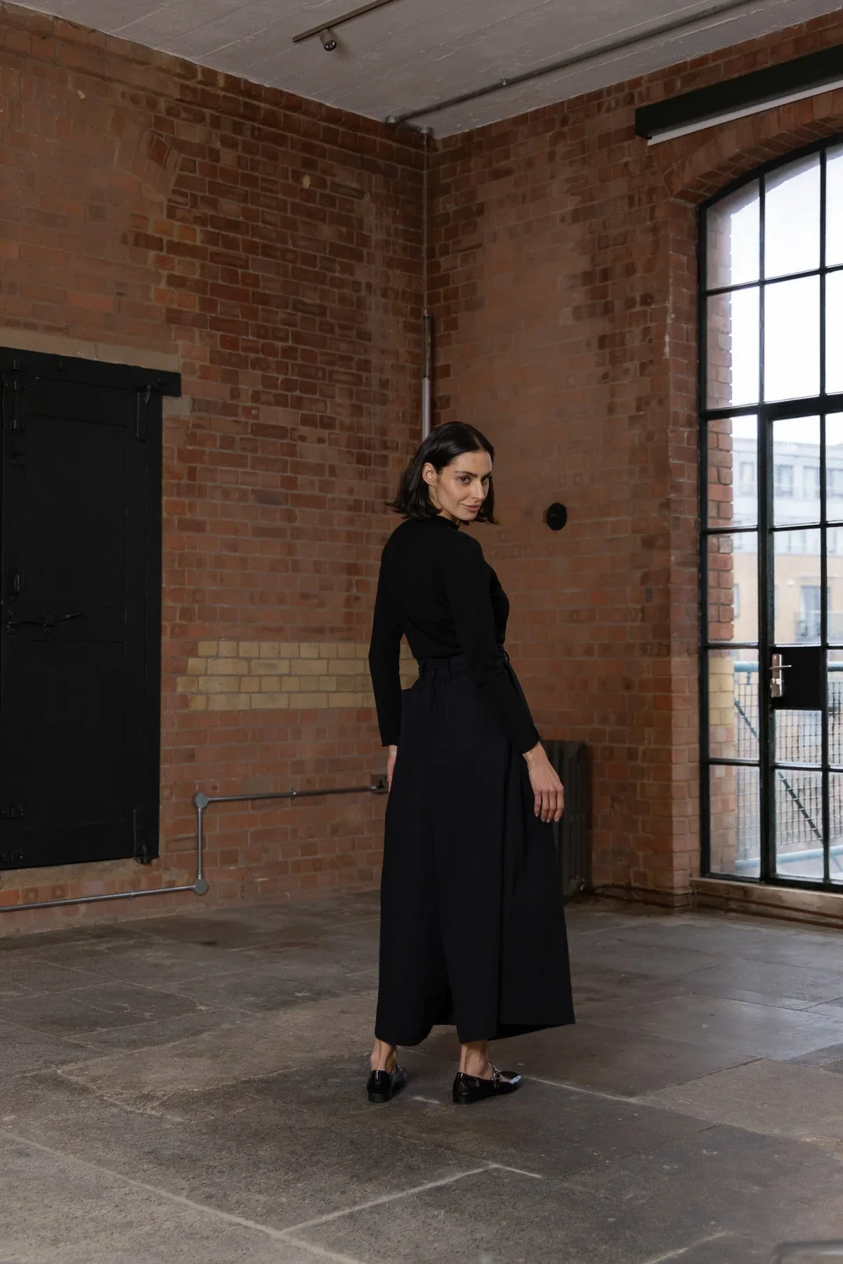 Harriet Cotton Poplin Trouser - Image 2