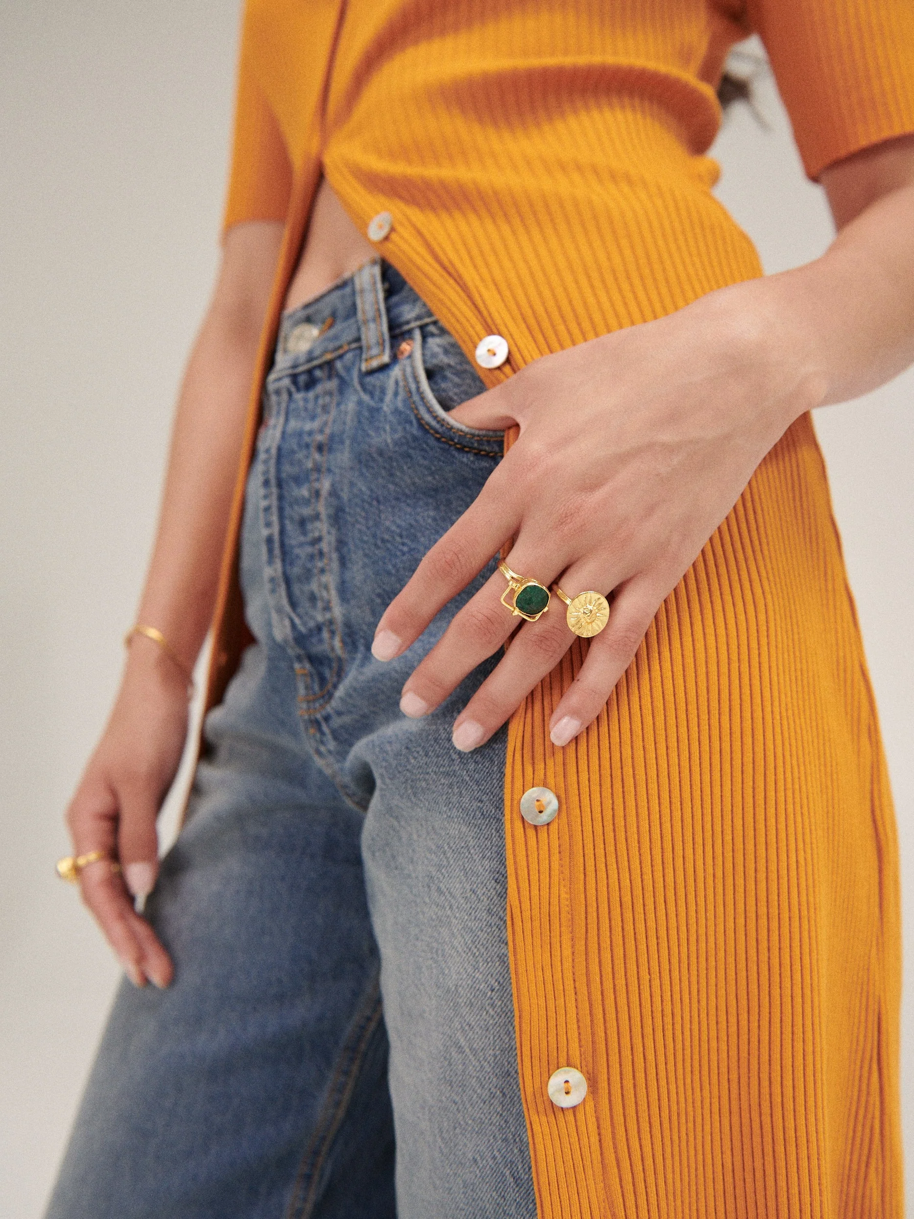 Helia Sun Stacking Ring - Image 4