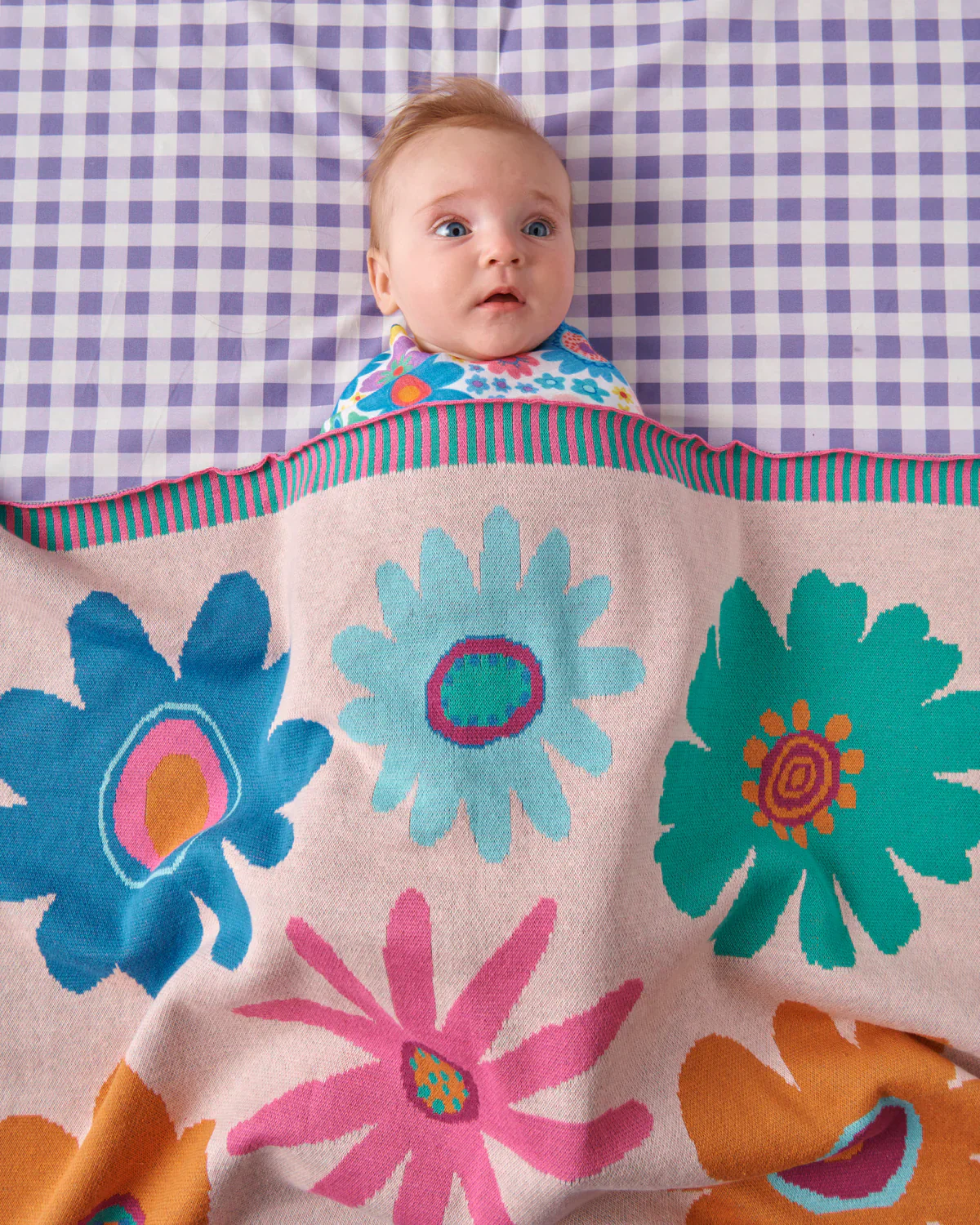 Kip & Co Knitted Baby Blanket - Image 4