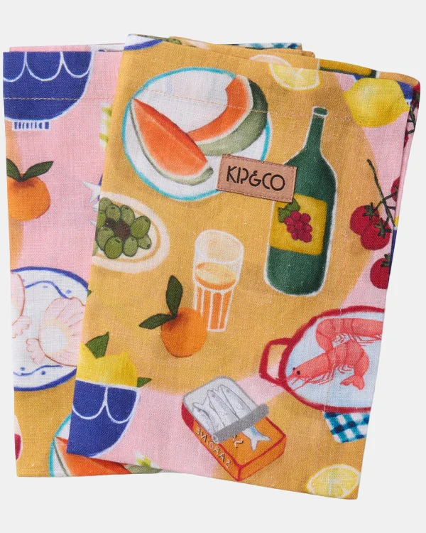 Kip & Co Linen 4 Piece Napkin Set - Image 9