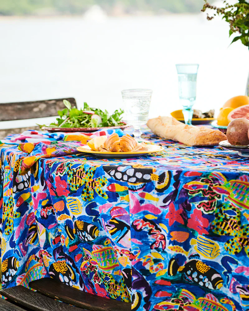Kip & Co Round Linen Tablecloth - Image 7