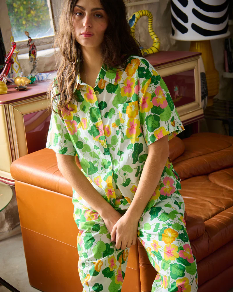 Kip & Co Short Sleeve Shirt & Pant Pyjama Set - Image 10