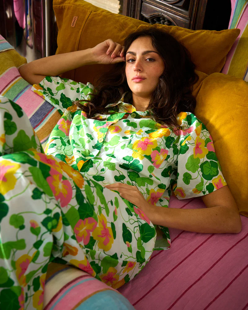 Kip & Co Short Sleeve Shirt & Pant Pyjama Set - Image 13