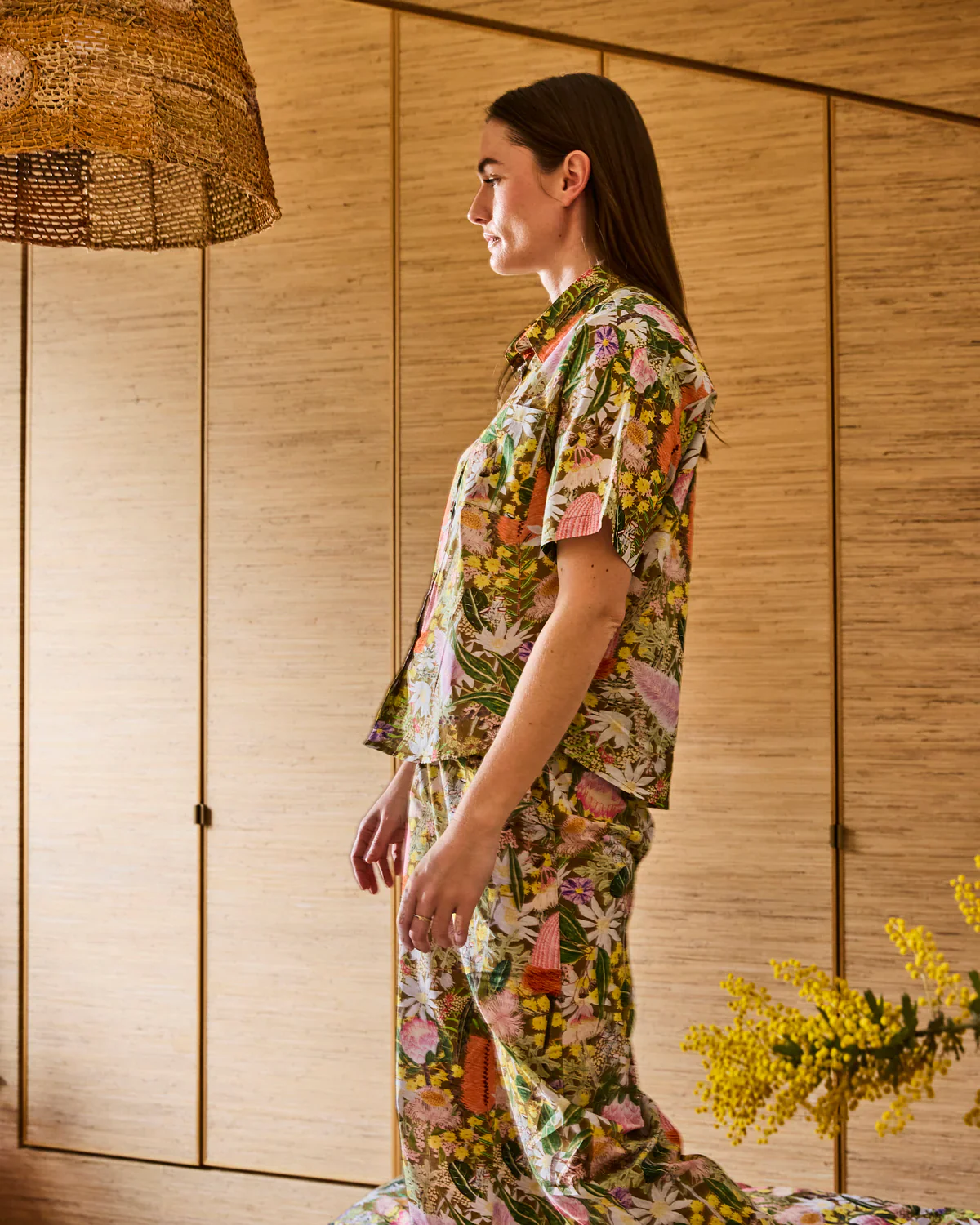 Kip & Co Short Sleeve Shirt & Pant Pyjama Set - Image 16