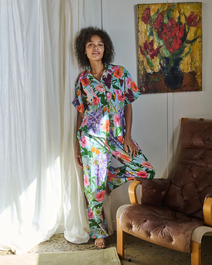 Kip & Co Short Sleeve Shirt & Pant Pyjama Set - Image 21