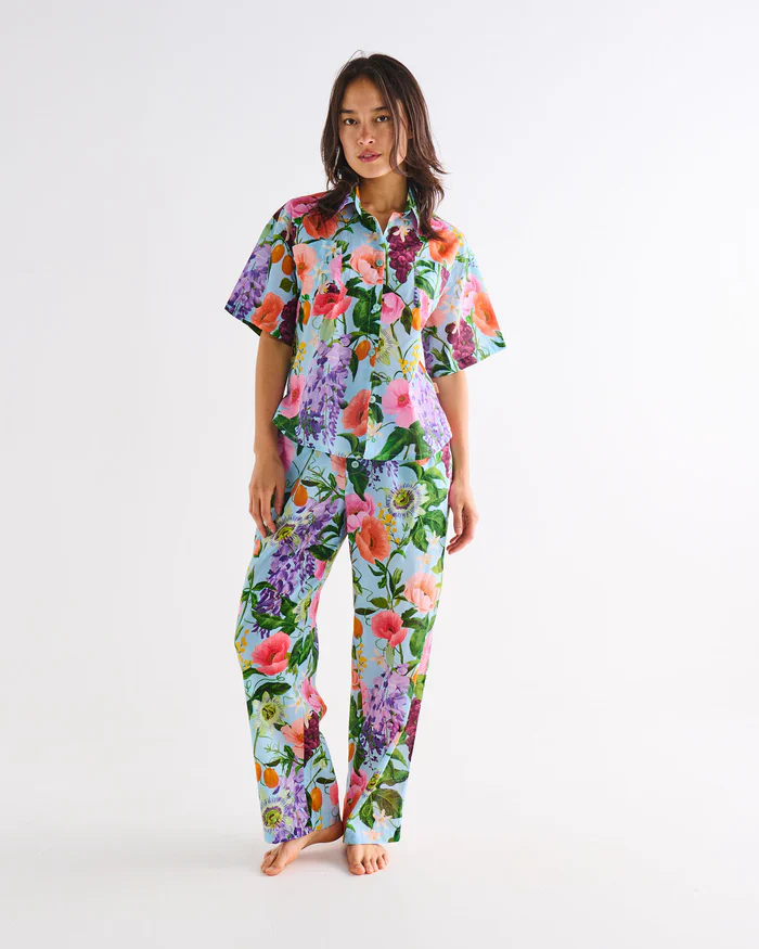 Kip & Co Short Sleeve Shirt & Pant Pyjama Set - Image 22