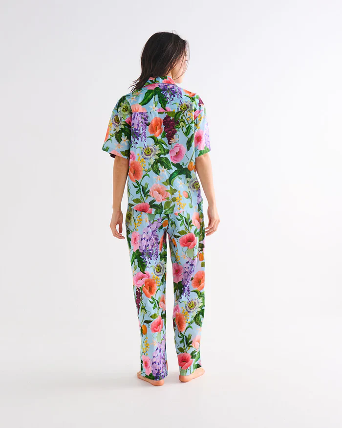 Kip & Co Short Sleeve Shirt & Pant Pyjama Set - Image 26