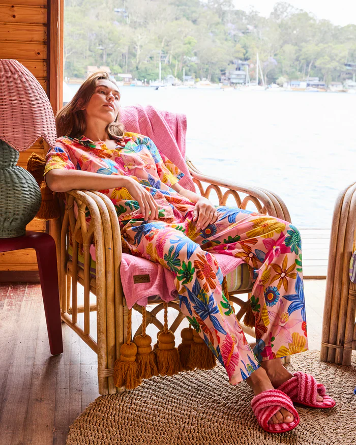 Kip & Co Short Sleeve Shirt & Pant Pyjama Set - Image 29