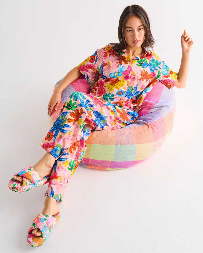 Kip & Co Short Sleeve Shirt & Pant Pyjama Set - Image 30