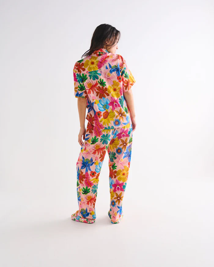 Kip & Co Short Sleeve Shirt & Pant Pyjama Set - Image 31