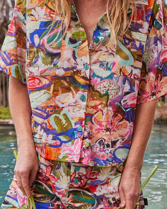 Kip & Co Short Sleeve Shirt & Short Pyjama Set - Image 10