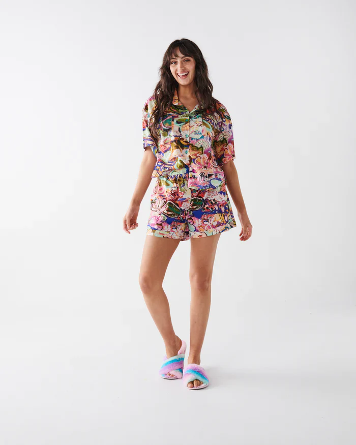 Kip & Co Short Sleeve Shirt & Short Pyjama Set - Image 11