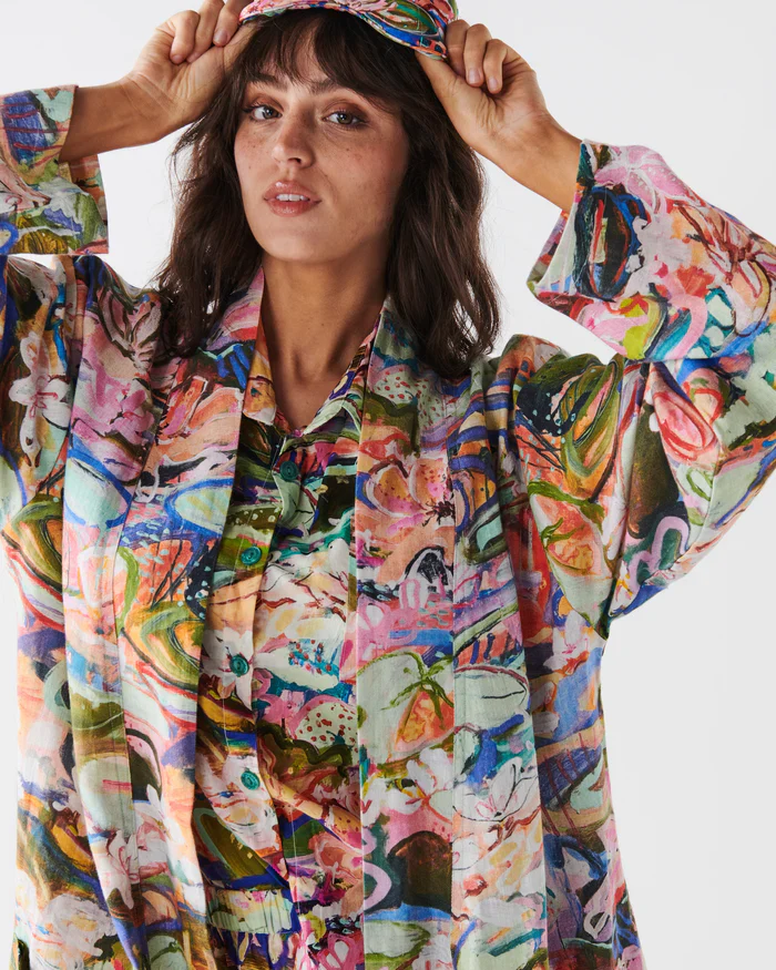 Kip & Co Short Sleeve Shirt & Short Pyjama Set - Image 13