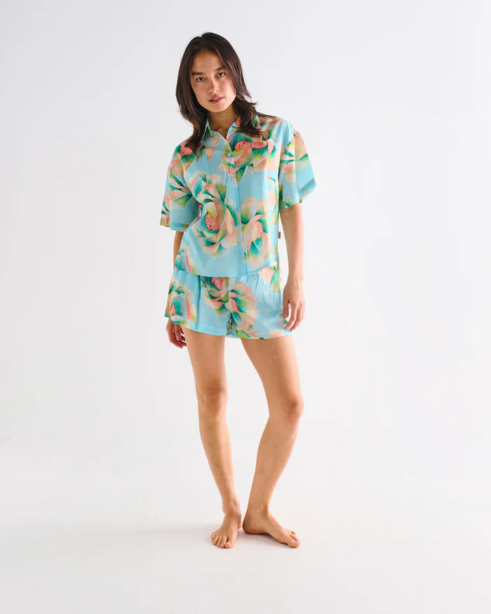 Kip & Co Short Sleeve Shirt & Short Pyjama Set - Image 2