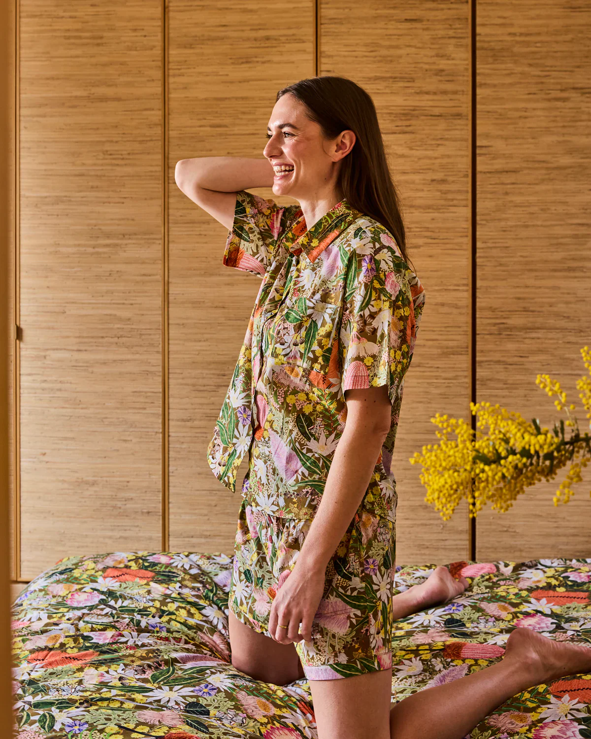Kip & Co Short Sleeve Shirt & Short Pyjama Set - Image 20