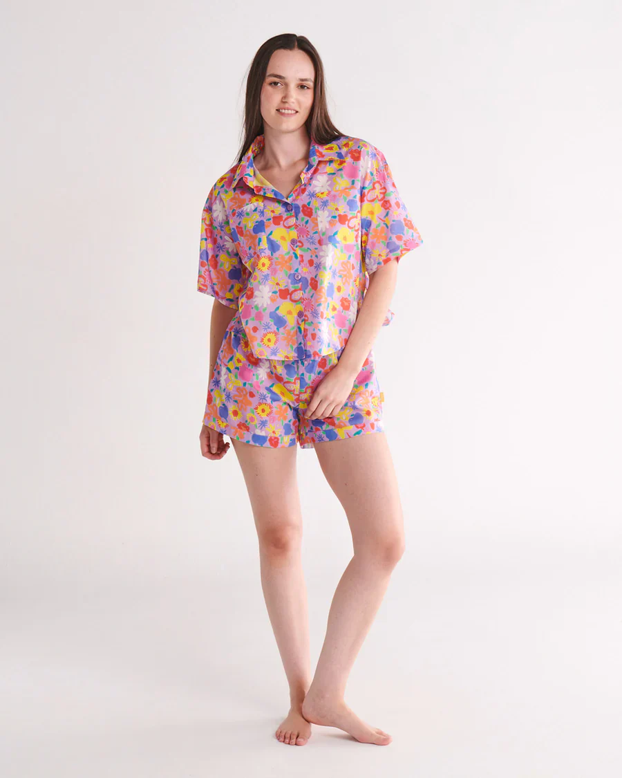 Kip & Co Short Sleeve Shirt & Short Pyjama Set - Image 6