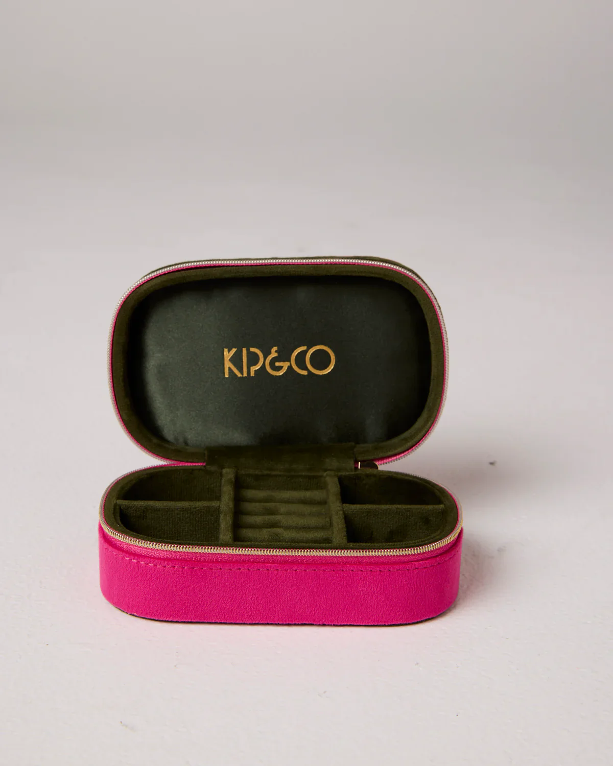Kip & Co Velvet Travel Jewellery Box - Image 4