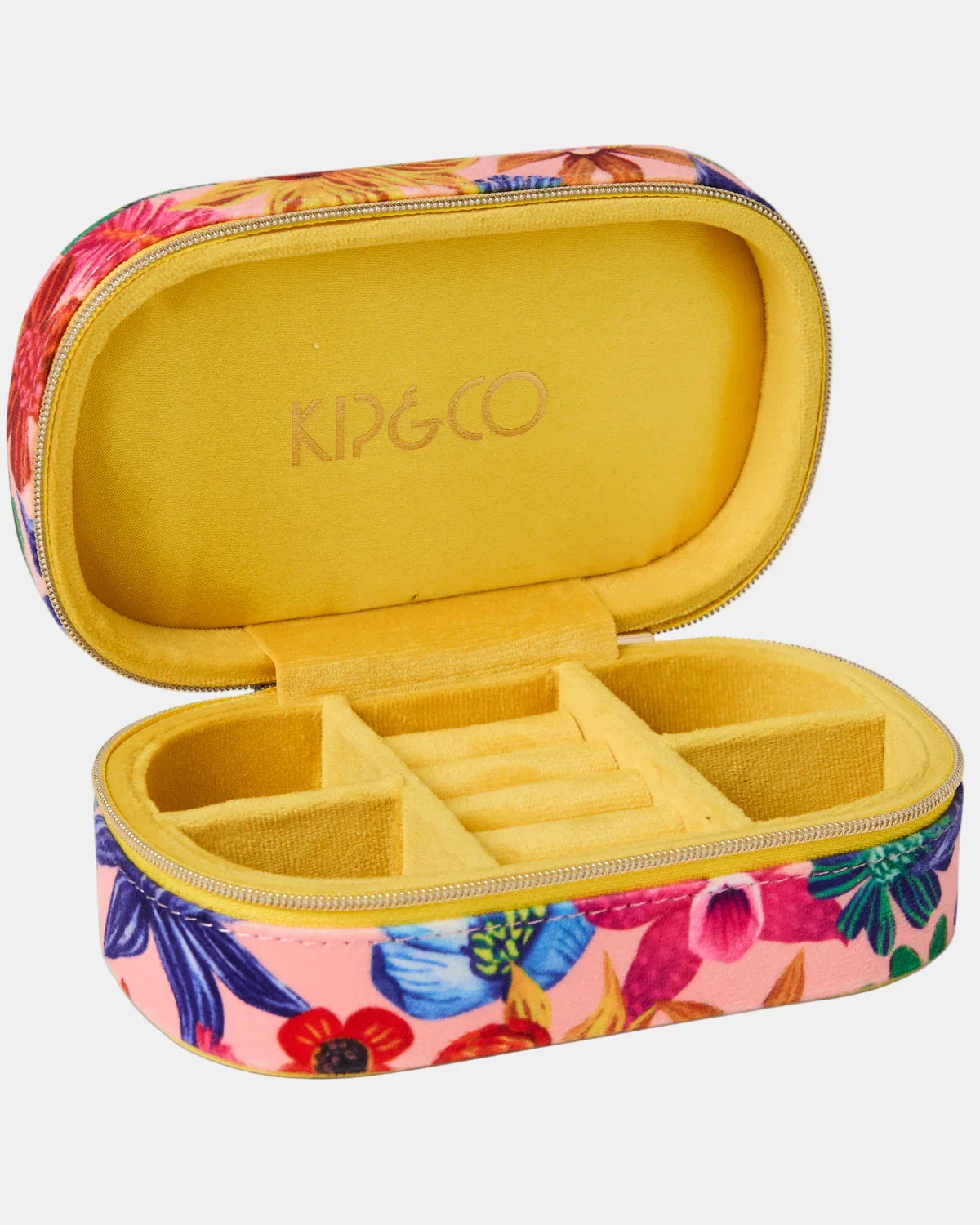 Kip & Co Velvet Travel Jewellery Box - Image 6