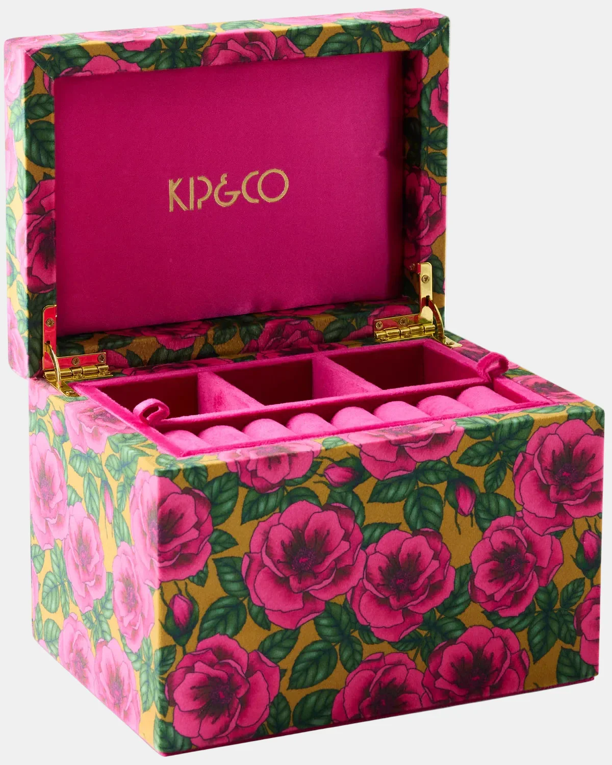 Kip & Co Velvet Jewellery Box - Image 3