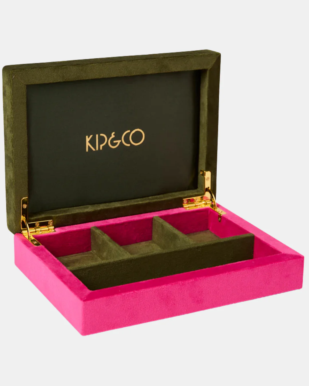 Kip & Co Velvet Jewellery Box - Image 4