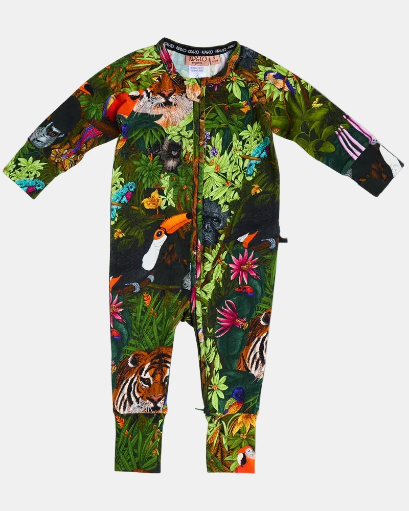 Kip & Co Organic LS Zip Romper - Image 12