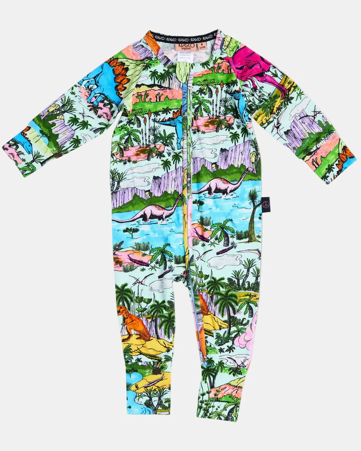 Kip & Co Organic LS Zip Romper - Image 13