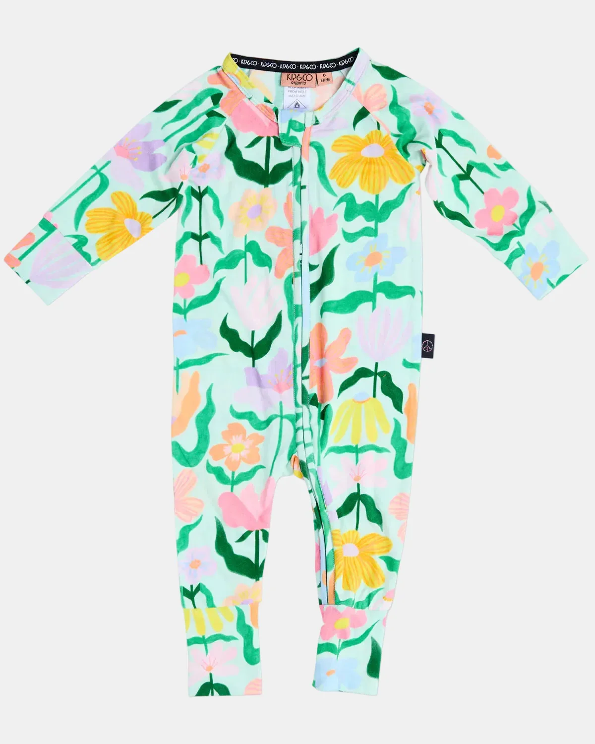 Kip & Co Organic LS Zip Romper - Image 17
