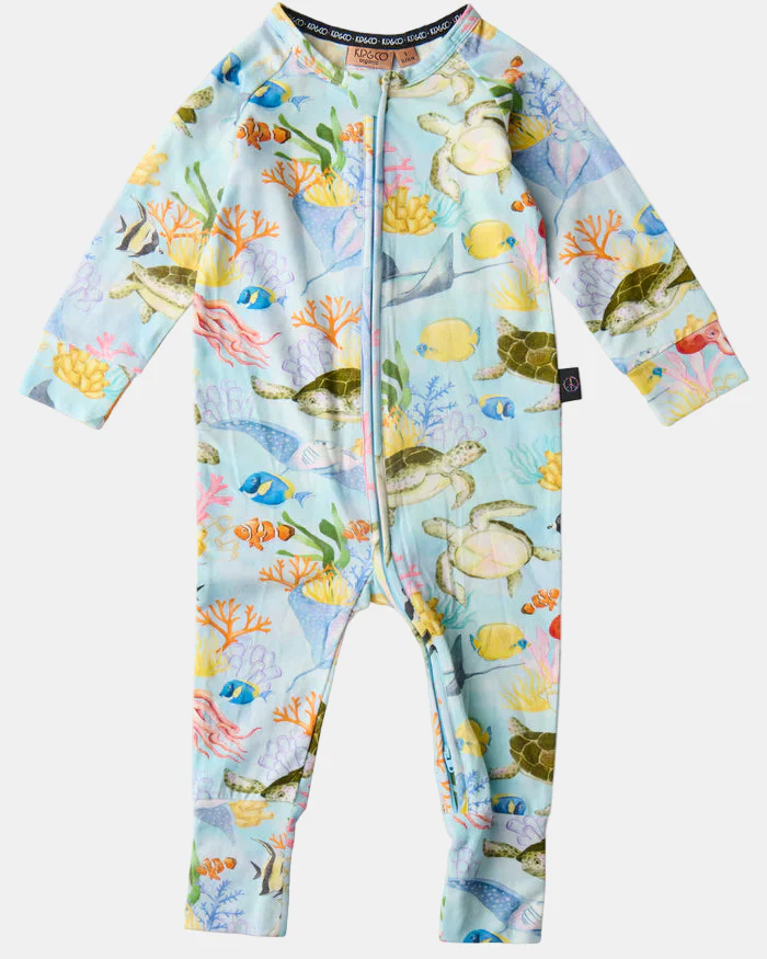Kip & Co Organic LS Zip Romper - Image 20
