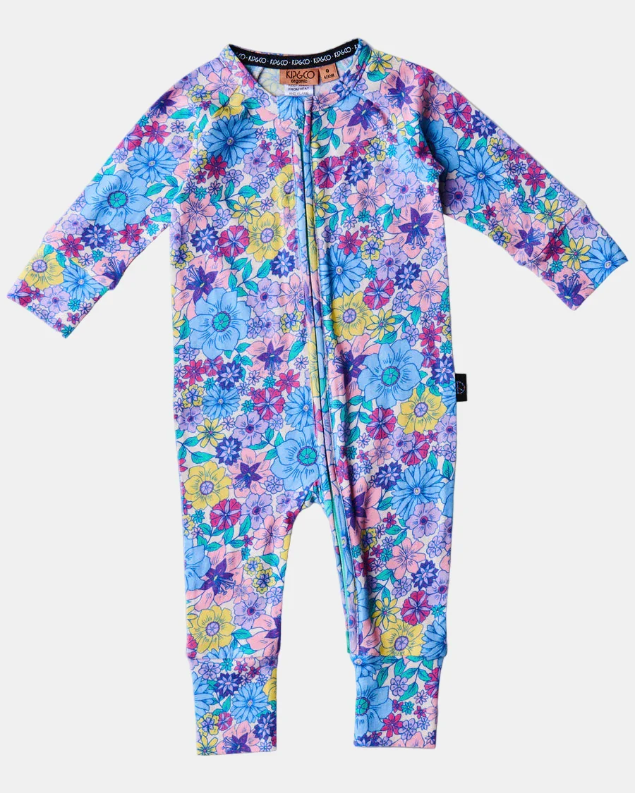 Kip & Co Organic LS Zip Romper - Image 5