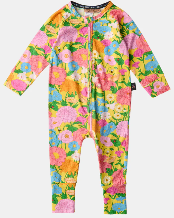 Kip & Co Organic LS Zip Romper - Image 9