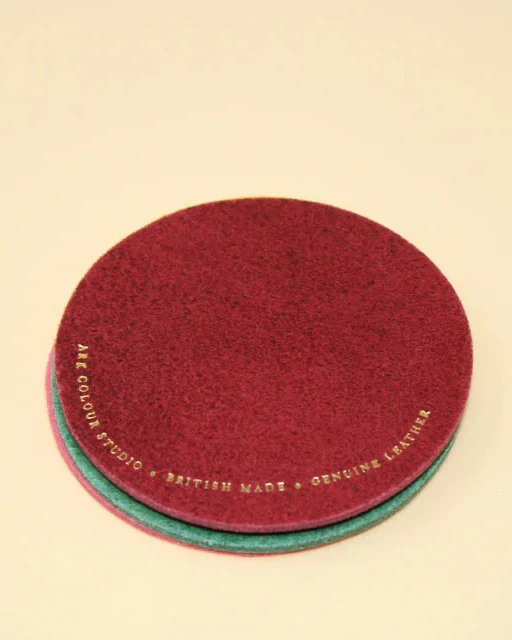 Leather Coasters / Set 4 - Image 8