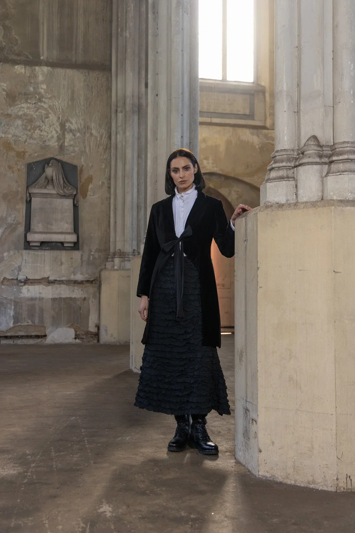 Morticia Cotton Twill Skirt - Image 2