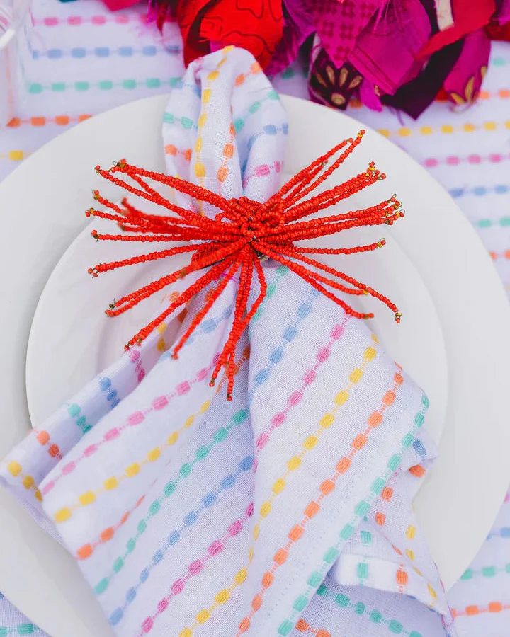 Pastel Dots Napkin Set - Image 3