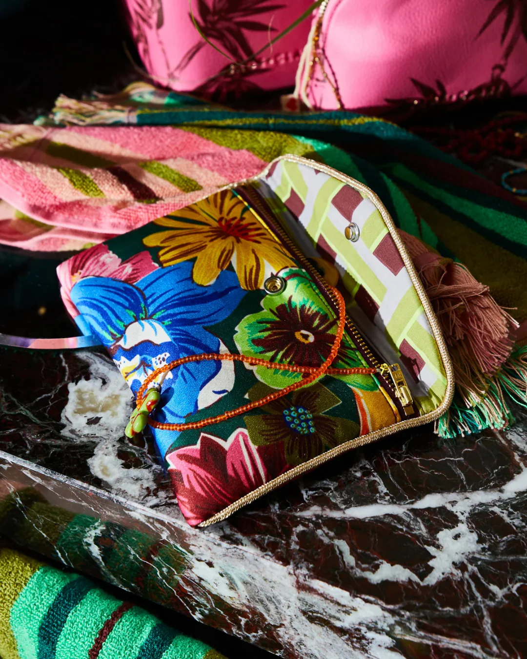 Sage X Clare Silk Pouch - Image 7