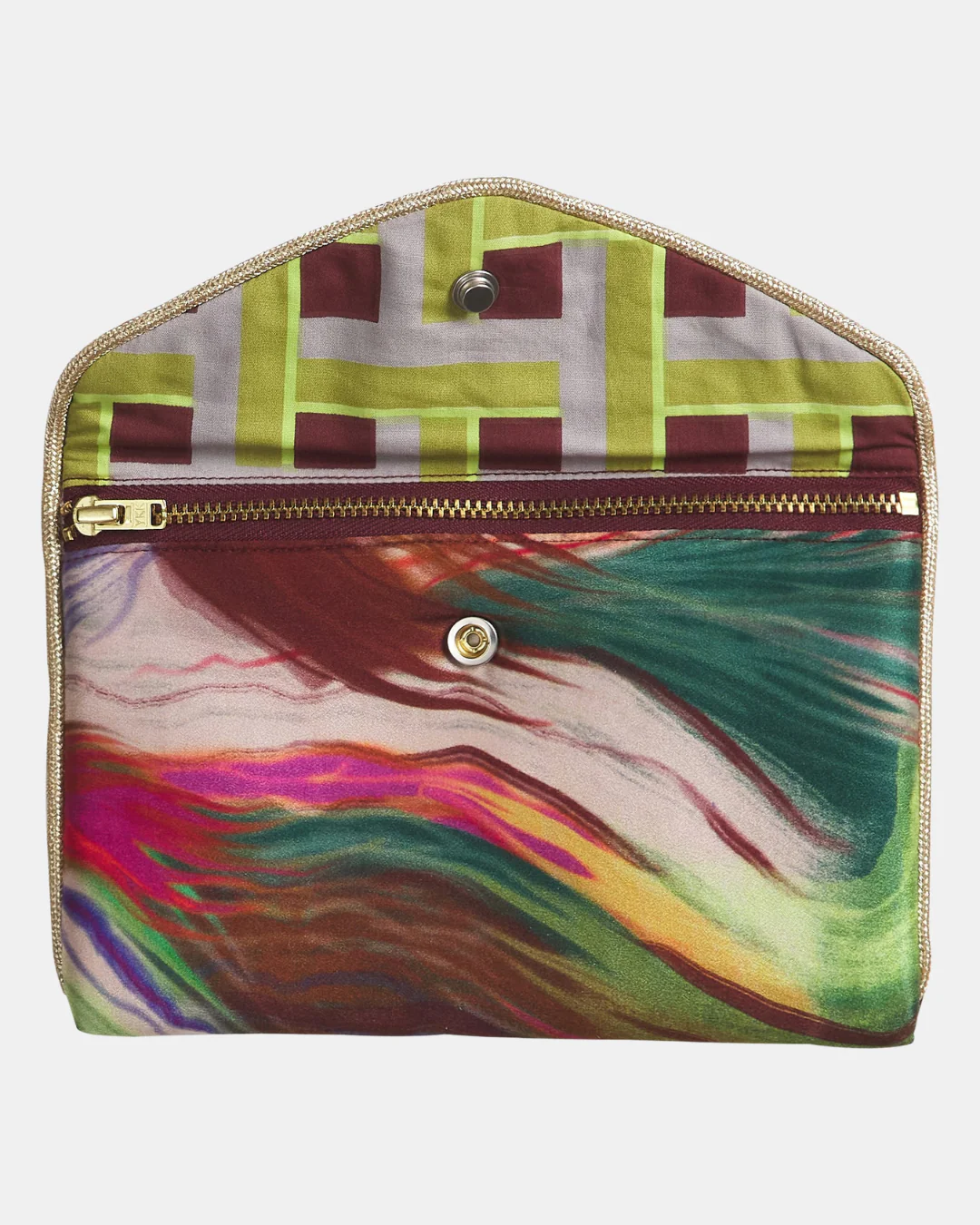 Sage X Clare Silk Pouch - Image 8
