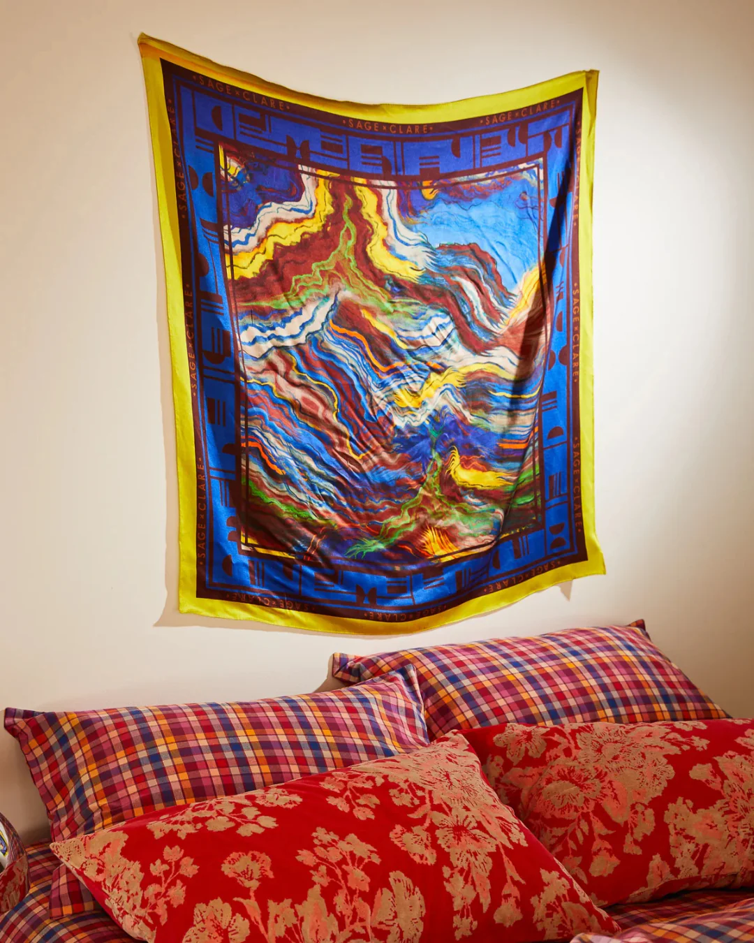 Sage X Clare Silk Scarf - Image 12