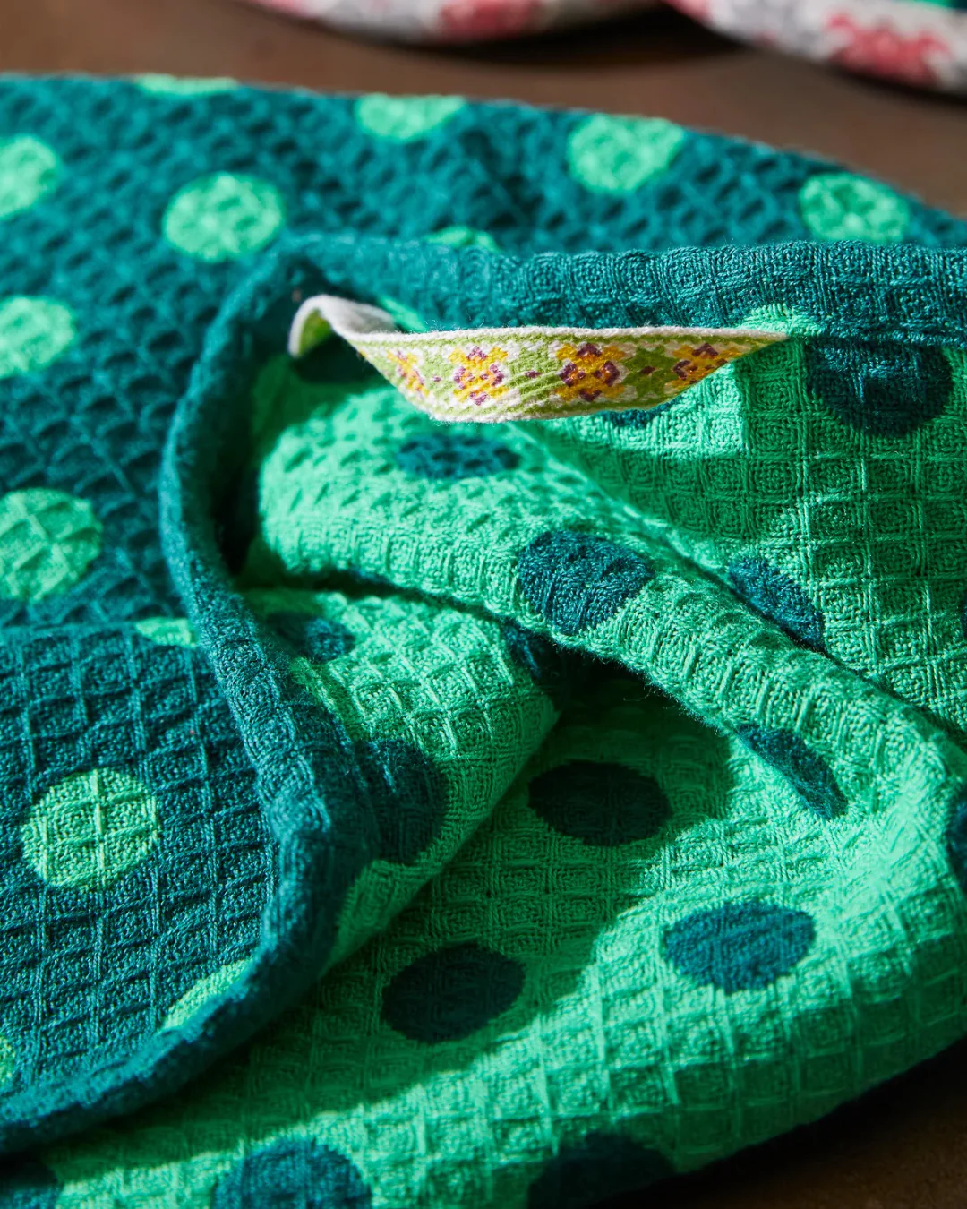 Sage X Clare Waffle Tea Towel - Image 3