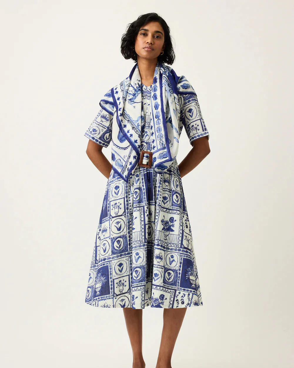 Silk Square Scarf - Image 5