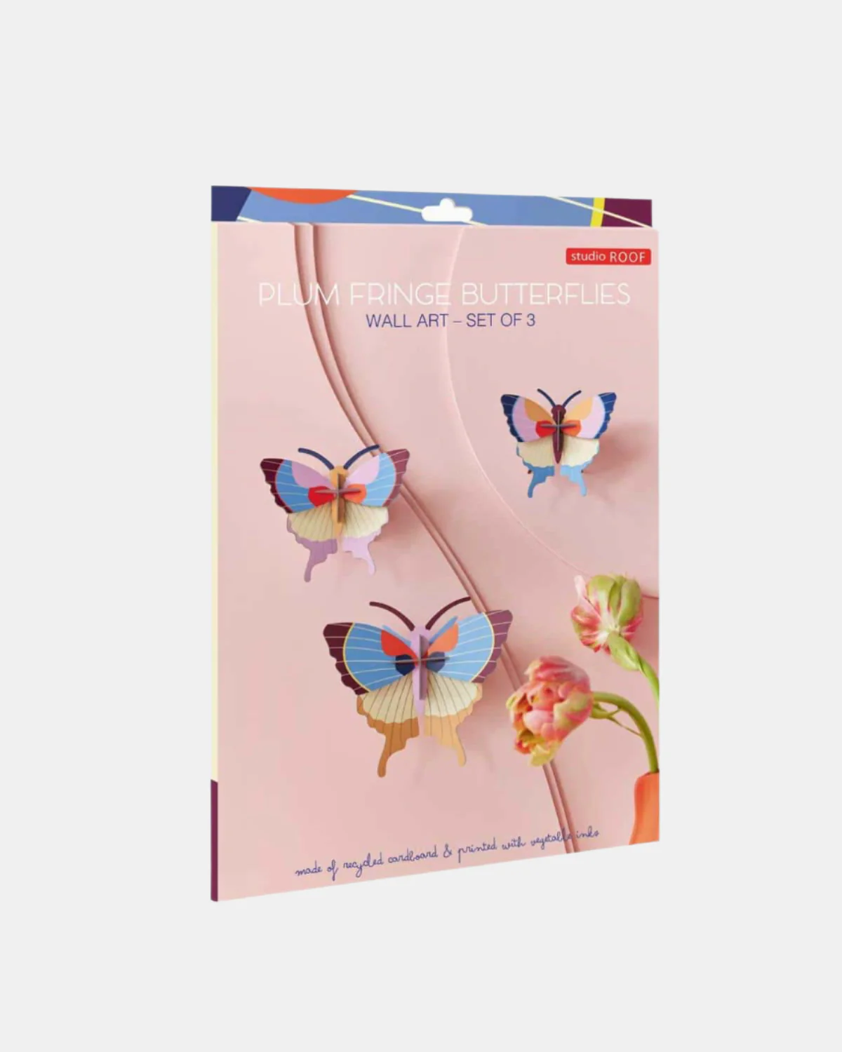 Studio Roof Wall Art / Butterflies /  Set Of 3 - Image 12